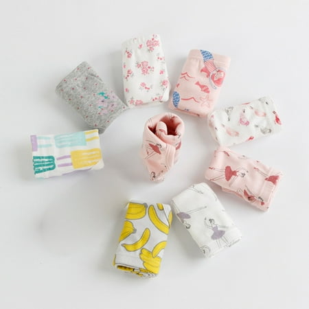 LYCAQL Girls Underwear Kids Children Girls Underwear Cute Print Briefs Shorts Pants Cotton Underwear Trunks 3PCS Little (Yellow 18-24 Months)
LYCAQL Girls Underwear Kids Children Girls Underwear Cute Print Briefs Shorts Pants Cotton Underwear Trunks 3PCS Little (Yellow 18-24 Months)