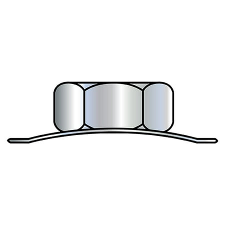 8-32 Conical K Keps Lock Nut Zinc (Pack Qty 5 000) BC-08NKC