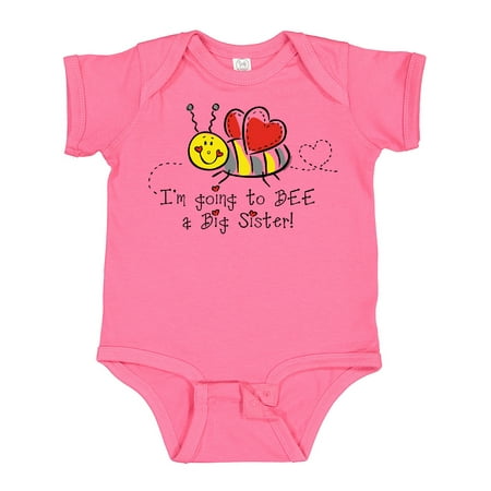Inktastic Bee Future Big Sister Gift Baby Girl Bodysuit