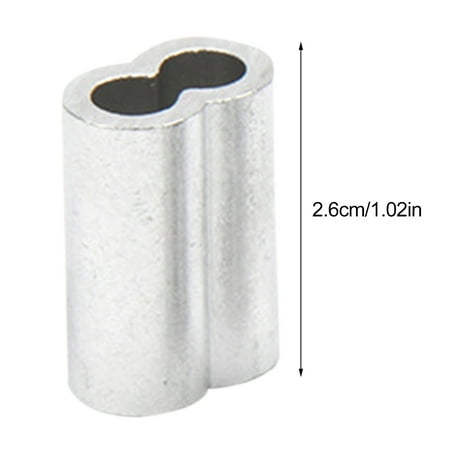 HEQU Aluminum Cable Crimps Sleeve Shape 8 Double Hole Ferrule Crimping Loop Oval Wire Rope Clip Swage Fittings
HEQU Aluminum Cable Crimps Sleeve Shape 8 Double Hole Ferrule Crimping Loop Oval Wire Rope Clip Swage Fittings