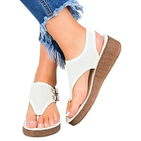 Women Comfy Wedges Sandals Open Toe Big Size Flat Flip Flops for Valentine s Day Christmas Gift 42 White
Women Comfy Wedges Sandals Open Toe Big Size Flat Flip Flops for Valentine s Day Christmas Gift 42 White