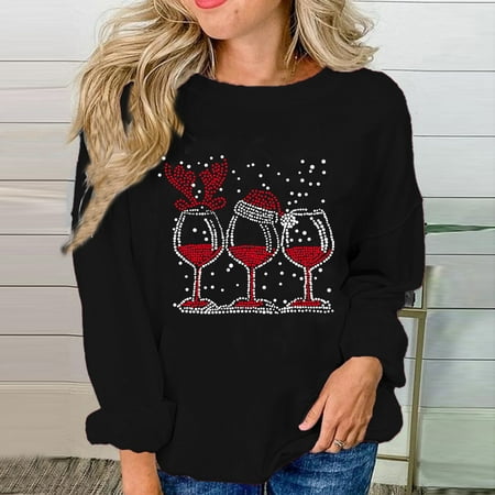 jsaierl Graphic Sweatshirts for Women Funny Graphic Christmas Sweatshirt Round Neck Long Sleeve Fashion Tops for Women Comfy Sweatshirts for Holiday
jsaierl Graphic Sweatshirts for Women Funny Graphic Christmas Sweatshirt Round Neck Long Sleeve Fashion Tops for Women Comfy Sweatshirts for Holiday