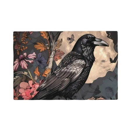Placemats Set of 4 Moonlit Crow Blossoms Place mats for Dining Table Indoor/Outdoor Cute Heat Resistant Washable Table Mats(18 x 12 )
Placemats Set of 4 Moonlit Crow Blossoms Place mats for Dining Table Indoor/Outdoor Cute Heat Resistant Washable Table Mats(18 x 12 )