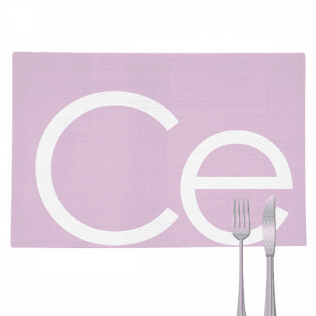 Chestry Elements Period Table Lanthanide Cerium Ce Placemat Pad Kitchen Woven Heat Resistant Cushion Rectangle
Chestry Elements Period Table Lanthanide Cerium Ce Placemat Pad Kitchen Woven Heat Resistant Cushion Rectangle