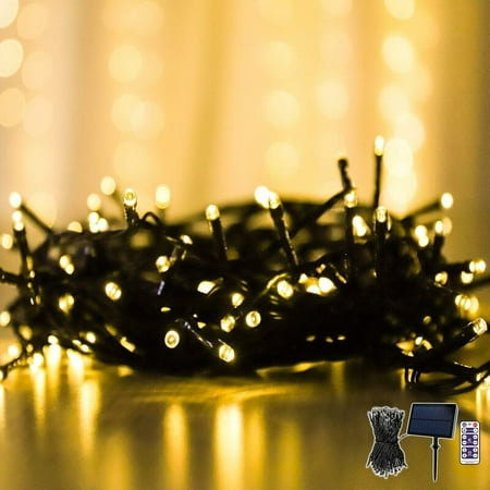 LED Fairy Lights 100 Warm White Lights for Outdoor Decoration Solar Powered Auto On Adjustable Fairy Lights with Remote Control and Timer Waterproof Lilaris
LED Fairy Lights 100 Warm White Lights for Outdoor Decoration Solar Powered Auto On Adjustable Fairy Lights with Remote Control and Timer Waterproof Lilaris
