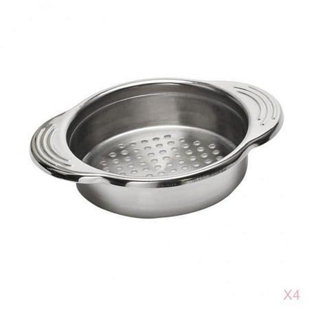 Stainless Steel Food Can Drainer Strainer Kitchen Sieves Utensil 4x