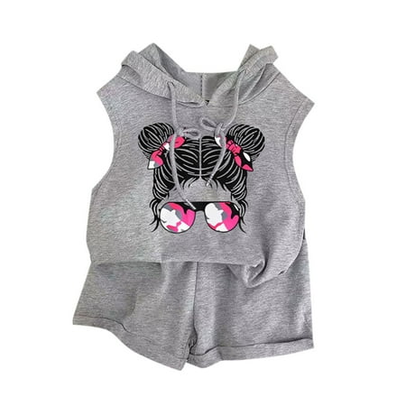 Girls Sleeveless Hooded Top And Shorts Two Piece Set Summer Sweatsuits Casual Sports Suit Girls Sweat Outfits 8 Girls Outfits Girly Baby Clothes New Born Close for Girl Teen Girls Athletic Pants Girl
Girls Sleeveless Hooded Top And Shorts Two Piece Set Summer Sweatsuits Casual Sports Suit Girls Sweat Outfits 8 Girls Outfits Girly Baby Clothes New Born Close for Girl Teen Girls Athletic Pants Girl