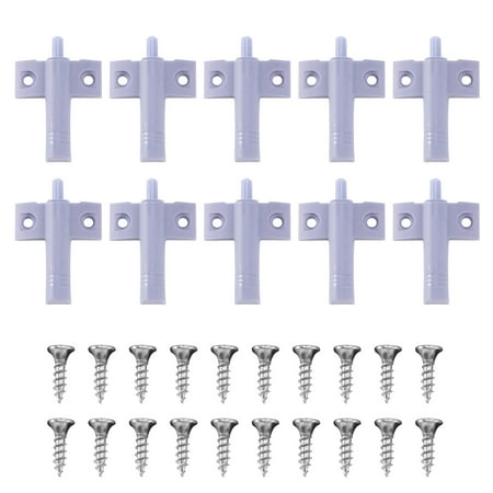 10x Quiet Close Kitchen Cabinet Door Drawer Closer Damper+Screws Grey