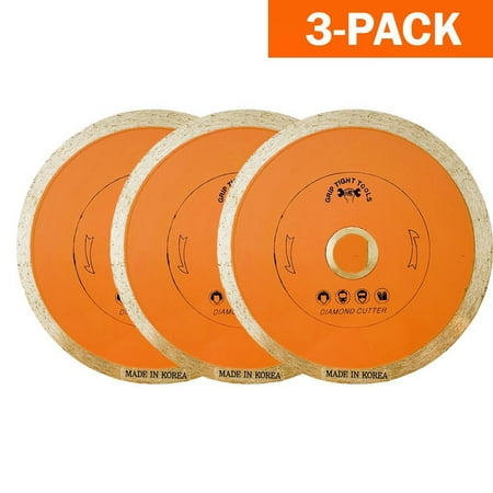 4-1/2 In. Classic Continuous Rim Tile Cutting Diamond Blade For Cutting Porcelain Ceramic And Marble (3-Pack)
4-1/2 In. Classic Continuous Rim Tile Cutting Diamond Blade For Cutting Porcelain Ceramic And Marble (3-Pack)