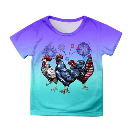 Girls Shirts Toddler Independence Day Prints Short Sleeve Prints T Shirts Clothes With Cats Top 2-3 Years
Girls Shirts Toddler Independence Day Prints Short Sleeve Prints T Shirts Clothes With Cats Top 2-3 Years