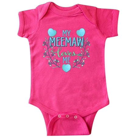 Inktastic My Meemaw Loves Me with Flowers and Hearts Gift Baby Boy or Baby Girl Bodysuit
Inktastic My Meemaw Loves Me with Flowers and Hearts Gift Baby Boy or Baby Girl Bodysuit