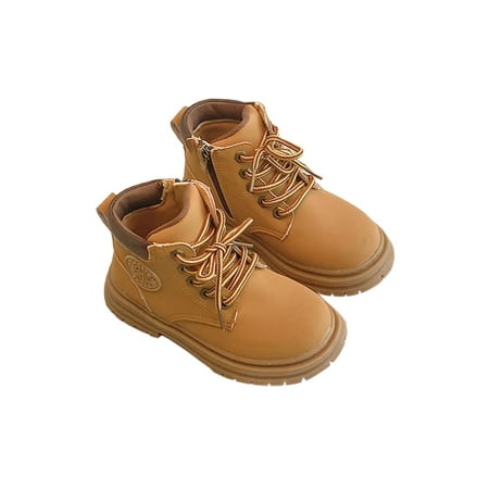 Ymiytan Boys Comfort Combat Boot Outdoor Waterproof Lug Sole Ankle Boots Girls School Breathable Side Zip Booties Yellow 8C
Ymiytan Boys Comfort Combat Boot Outdoor Waterproof Lug Sole Ankle Boots Girls School Breathable Side Zip Booties Yellow 8C