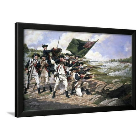 Battle of Long Island Framed Print Wall Art