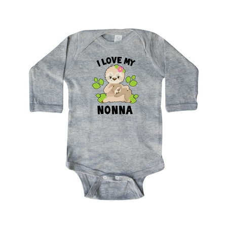 Inktastic Cute Sloth I Love My Nonna with Green Leaves Gift Baby Boy or Baby Girl Long Sleeve Bodysuit
Inktastic Cute Sloth I Love My Nonna with Green Leaves Gift Baby Boy or Baby Girl Long Sleeve Bodysuit