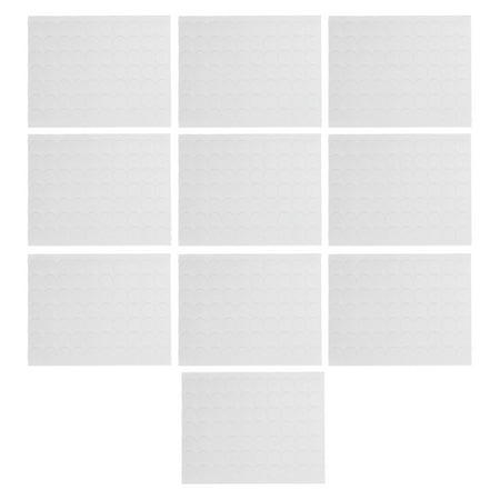 700Pcs/10 Sheets Clear Sticky Putty Removable Round Putty Double-Sided Putty