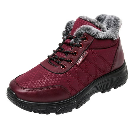 GNEIKDEING Keep Sport Toe Lace Up Snow Winter Flat Non Slip Women Shoes Round Warm Boots Women s Boots Gift on Clearance
GNEIKDEING Keep Sport Toe Lace Up Snow Winter Flat Non Slip Women Shoes Round Warm Boots Women s Boots Gift on Clearance