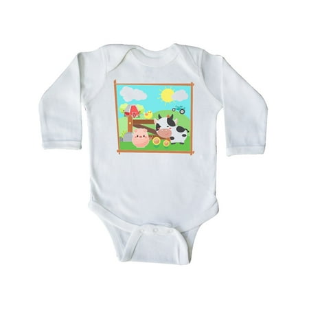 Inktastic Farm Animals with Cow Chick and Pig Gift Baby Boy or Baby Girl Long Sleeve Bodysuit
Inktastic Farm Animals with Cow Chick and Pig Gift Baby Boy or Baby Girl Long Sleeve Bodysuit
