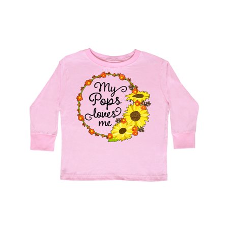 Inktastic My Pops Loves Me with Sunflower Wreath Gift Toddler Boy or Toddler Girl Long Sleeve T-Shirt 
Inktastic My Pops Loves Me with Sunflower Wreath Gift Toddler Boy or Toddler Girl Long Sleeve T-Shirt