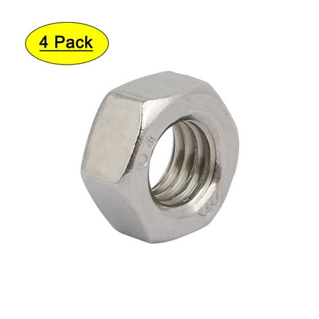 4Pcs M8 x 1.25mm Pitch Metric Thread 201 Stainless Steel Left Hand Hex Nuts
4Pcs M8 x 1.25mm Pitch Metric Thread 201 Stainless Steel Left Hand Hex Nuts
