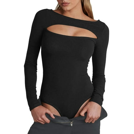 TAIAOJING Women s Overalls Casual Hollow Out Elegant Ladies Top Fashion Romper Stylish Ribbed Jumpsuit Black Long Sleeve Blue Bodysuit
TAIAOJING Women s Overalls Casual Hollow Out Elegant Ladies Top Fashion Romper Stylish Ribbed Jumpsuit Black Long Sleeve Blue Bodysuit