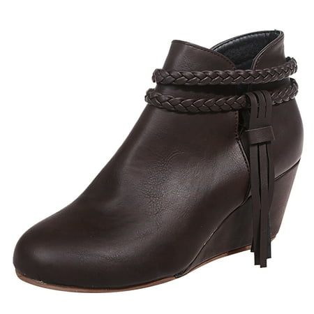 Hvyesh Women Zipper Booties Pleated Glossy Matte Faux Leather Back Zipper Round Toe Low Heels Dress Jeans Casual Retro Comfy Short Boots
Hvyesh Women Zipper Booties Pleated Glossy Matte Faux Leather Back Zipper Round Toe Low Heels Dress Jeans Casual Retro Comfy Short Boots