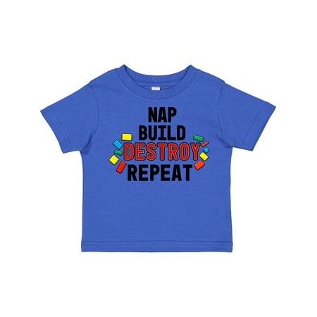 Inktastic Nap Build Destroy Repeat with Colorful Building Blocks Gift Toddler Boy or Toddler Girl T-Shirt
Inktastic Nap Build Destroy Repeat with Colorful Building Blocks Gift Toddler Boy or Toddler Girl T-Shirt
