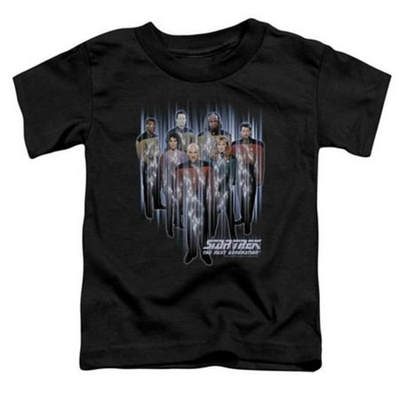 Trevco Star Trek-Beam Us Up - Short Sleeve Toddler Tee - Black- Small 2T
