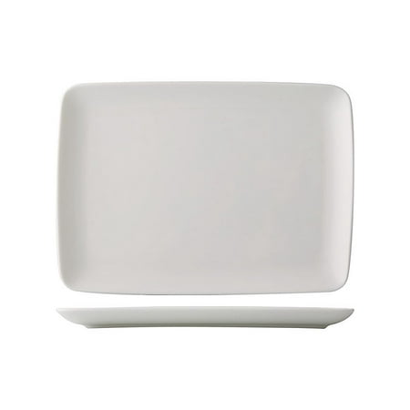 

Aurora Coupe Rectangle Platter 10 W X 7-1/4 L X 5/8 H Porcelain White