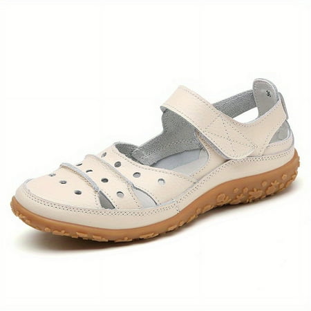 Flat Heel T-Strap Sandals for Women - Summer Cap Toe with Non-Slip Sole Casual Buckle Closure in Solid Color Faux Leather
Flat Heel T-Strap Sandals for Women - Summer Cap Toe with Non-Slip Sole Casual Buckle Closure in Solid Color Faux Leather