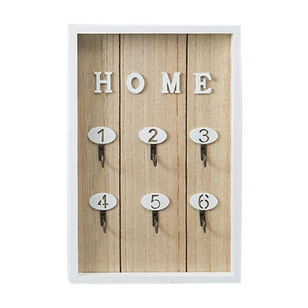 Nordic Style Wooden Key Boxes Storage Box Wall Mounted Lock Hanging Shelf Key Holder Jewelry Organizer Ornament Crafts Props(Wood Color)
Nordic Style Wooden Key Boxes Storage Box Wall Mounted Lock Hanging Shelf Key Holder Jewelry Organizer Ornament Crafts Props(Wood Color)