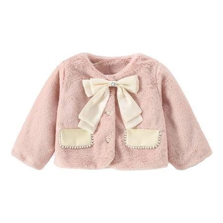 Toddler Kids Girls Jackets Fall Winter Xmas Long Sleeve Bowknot Coat Warm Solid Color Outerwear Jacket Festival Warm Coats For Child
Toddler Kids Girls Jackets Fall Winter Xmas Long Sleeve Bowknot Coat Warm Solid Color Outerwear Jacket Festival Warm Coats For Child