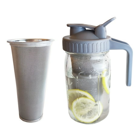 Cold Brew Filter Cold Brew Coffee Filter Mason Jar Lid for Coffee Strainer Coffee Cold Brew Maker for 86mm Mason Jars 2
Cold Brew Filter Cold Brew Coffee Filter Mason Jar Lid for Coffee Strainer Coffee Cold Brew Maker for 86mm Mason Jars 2