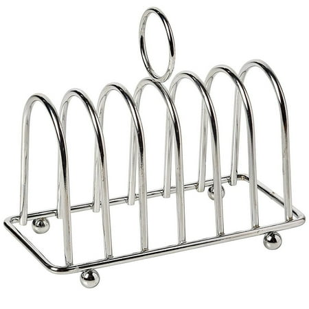 Toast Bread Rack Holder 6 Slice Holes Stainless Steel
