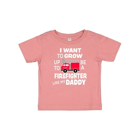 Inktastic I Want To Grow up To Be a Firefighter Like My Daddy Gift Baby Boy or Baby Girl T-Shirt
Inktastic I Want To Grow up To Be a Firefighter Like My Daddy Gift Baby Boy or Baby Girl T-Shirt