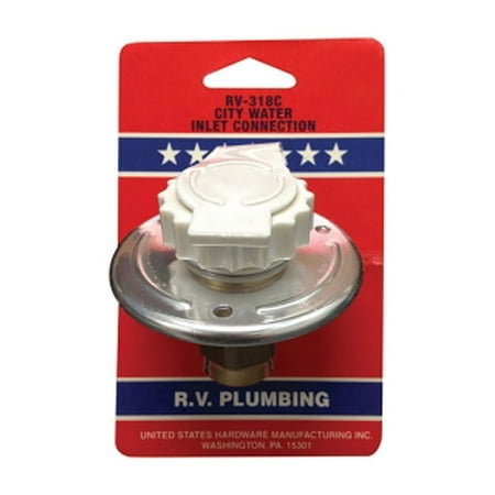 US Hardware US Hardware - RV-318C - City Water Inlet Connection - 1/Pack