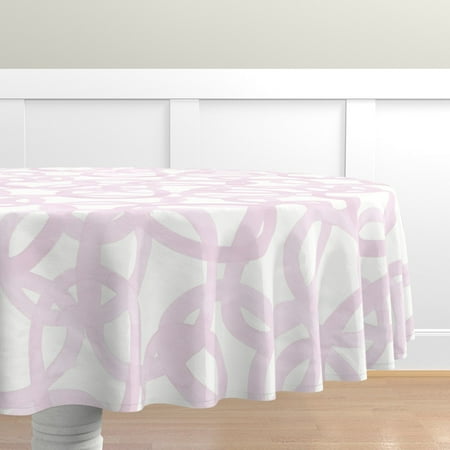 Cotton Sateen Tablecloth 90 Round - Soft Pink Circles Abstract Paint Graphic Pretty Watercolor Print Custom Table Linens by Spoonflower
Cotton Sateen Tablecloth 90 Round - Soft Pink Circles Abstract Paint Graphic Pretty Watercolor Print Custom Table Linens by Spoonflower