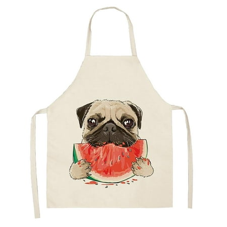 Rdeuod Apron Dog Pug Printed Cotton Linen Sleeveless Apron Kitchen Kitchen Utensils Set
Rdeuod Apron Dog Pug Printed Cotton Linen Sleeveless Apron Kitchen Kitchen Utensils Set