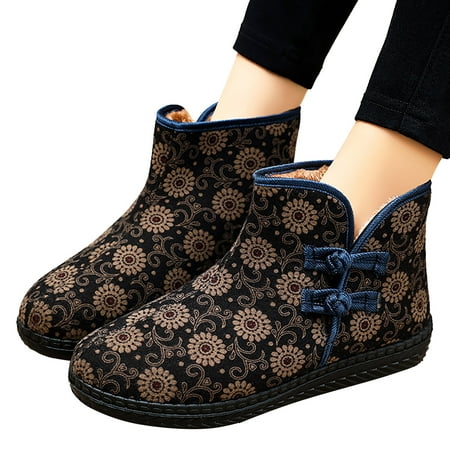 Woman Elastic Comfortable Boots Fashion Winter Women Snow Boots Flat Soft Sole Non Slip Solid Color Flower Slip On Buckle Plush Warm And Comfortable
Woman Elastic Comfortable Boots Fashion Winter Women Snow Boots Flat Soft Sole Non Slip Solid Color Flower Slip On Buckle Plush Warm And Comfortable