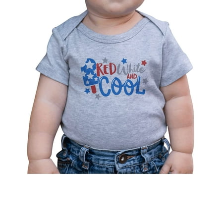 7 ate 9 Apparel Kids Patriotic 4th of July Outfit - Red White Cool Grey Onepiece 3-6 Months
7 ate 9 Apparel Kids Patriotic 4th of July Outfit - Red White Cool Grey Onepiece 3-6 Months