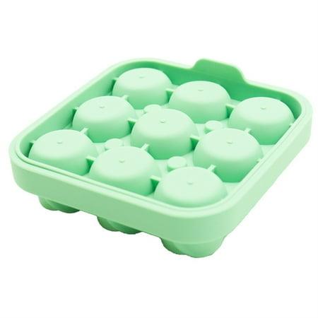 Rose Ice Block Stencil Silicone with Lid Whiskey Cocktails Ice Maker