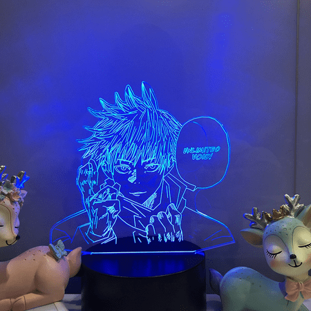 JUSTUP 3D Anime Illusion Lamp Remote Control 3D LED Night Light for Children s Bedroom Decorative Lamp --- Black Seat
JUSTUP 3D Anime Illusion Lamp Remote Control 3D LED Night Light for Children s Bedroom Decorative Lamp --- Black Seat