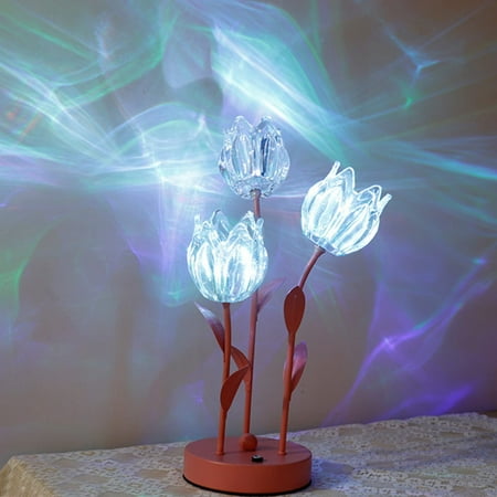 LINLIN Tulip Table Lamp USB Light Touch Switch Crystal Cordless Headlight Adjustable Night Light Simulated Flower Home Decoration
LINLIN Tulip Table Lamp USB Light Touch Switch Crystal Cordless Headlight Adjustable Night Light Simulated Flower Home Decoration