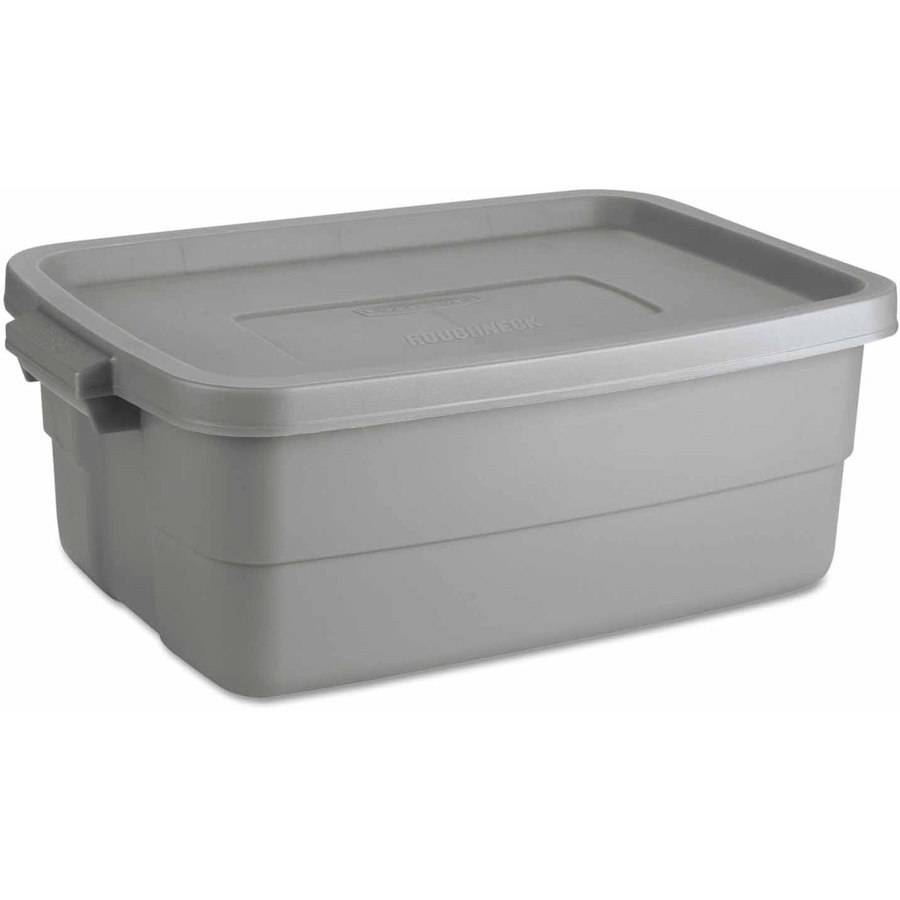 Rubbermaid 18Gallon (72Quart) Roughneck Storage Box, Blue, Set of 12