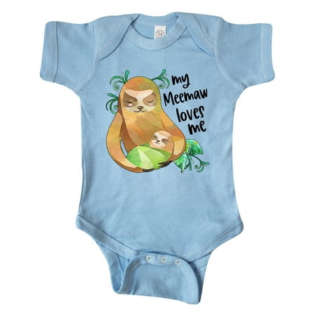 Inktastic My Meemaw Loves Me Cute Sloth and Baby Gift Baby Boy or Baby Girl Bodysuit
Inktastic My Meemaw Loves Me Cute Sloth and Baby Gift Baby Boy or Baby Girl Bodysuit