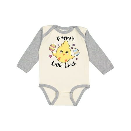 Inktastic Happy Easter Pappy s Little Chick Gift Baby Girl Long Sleeve Bodysuit 
Inktastic Happy Easter Pappy s Little Chick Gift Baby Girl Long Sleeve Bodysuit