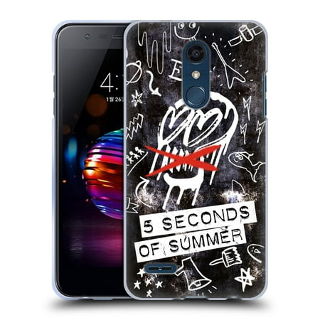 OFFICIAL 5 SECONDS OF SUMMER DOODLE SOFT GEL CASE FOR LG PHONES 1