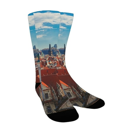 Wanderlust Decor Collection Domes Of Churches Bell Tower Of The Old Town Hall Powder Tower Czech Rep Custom Socks for Women
Wanderlust Decor Collection Domes Of Churches Bell Tower Of The Old Town Hall Powder Tower Czech Rep Custom Socks for Women