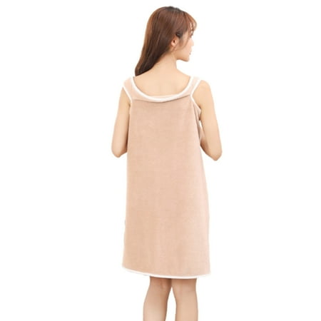 Techinal Women Coral Velvet Bath Wrap Towel with Straps Pocket Bowknot Microfiber Wearable Bathrobe Button Body Cover Up Absorbent Quick Dry Shower Blanket
Techinal Women Coral Velvet Bath Wrap Towel with Straps Pocket Bowknot Microfiber Wearable Bathrobe Button Body Cover Up Absorbent Quick Dry Shower Blanket