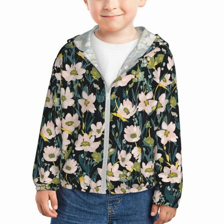 Lukts Flowers Print Children s Long-Sleeved Sun Protection Clothing Hooded Sweatshirts for Boys and Girls Outdoor Sports-5 Years
Lukts Flowers Print Children s Long-Sleeved Sun Protection Clothing Hooded Sweatshirts for Boys and Girls Outdoor Sports-5 Years