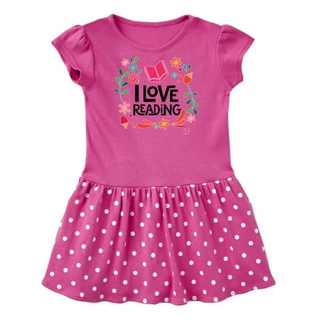 Inktastic Book Lover I Love Reading Gift Baby Girl Dress